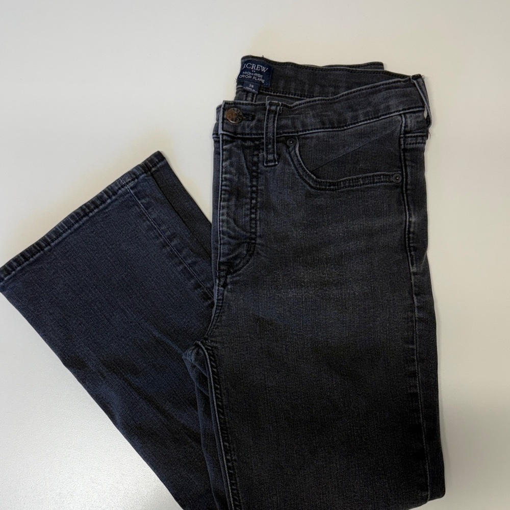J. Crew Women's Skinny Jeans in Washed Black